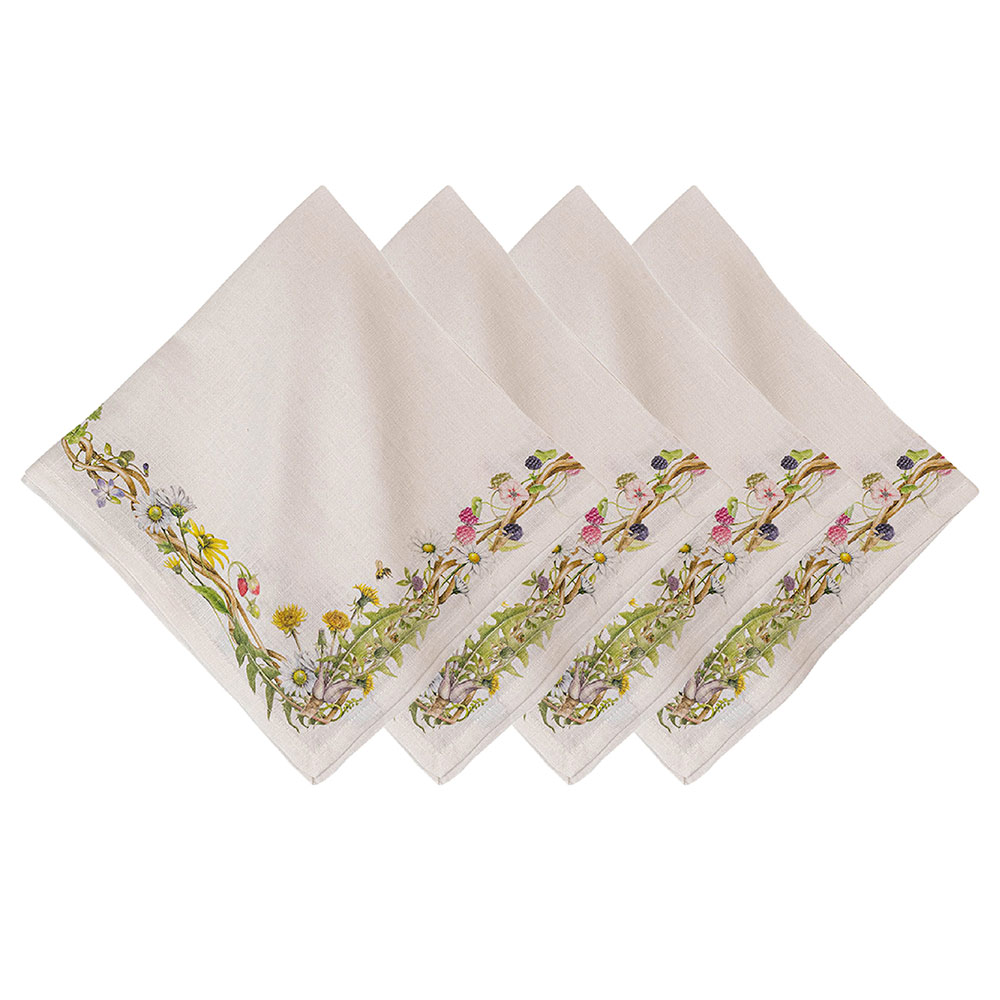 Meadow Walk Linen Napkin s/4