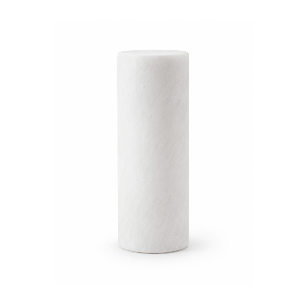 Round Cylin Vase Pearl W 4x12"