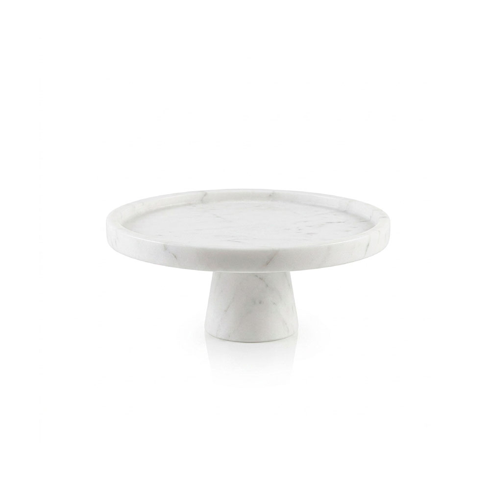 High Round Cake Stand Marble
