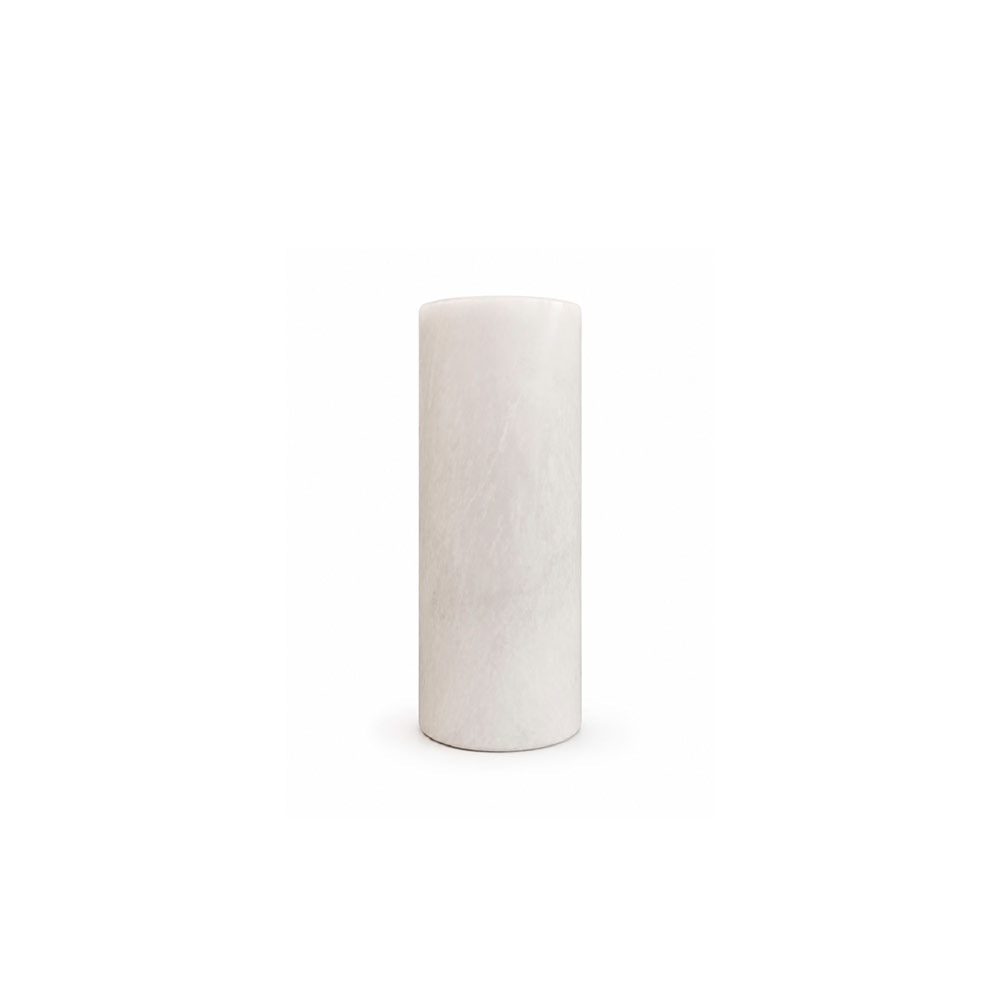Round Cylin Vase Pearl W 4x8"