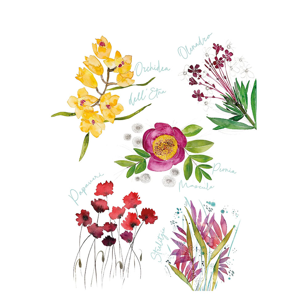 Flora Rosa  Kitchen Towel 2