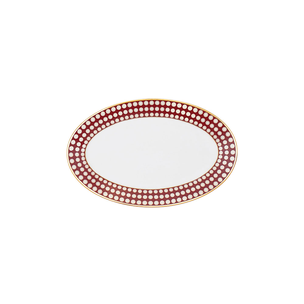 OVAL PLATTER 31cm MYTH RUBY