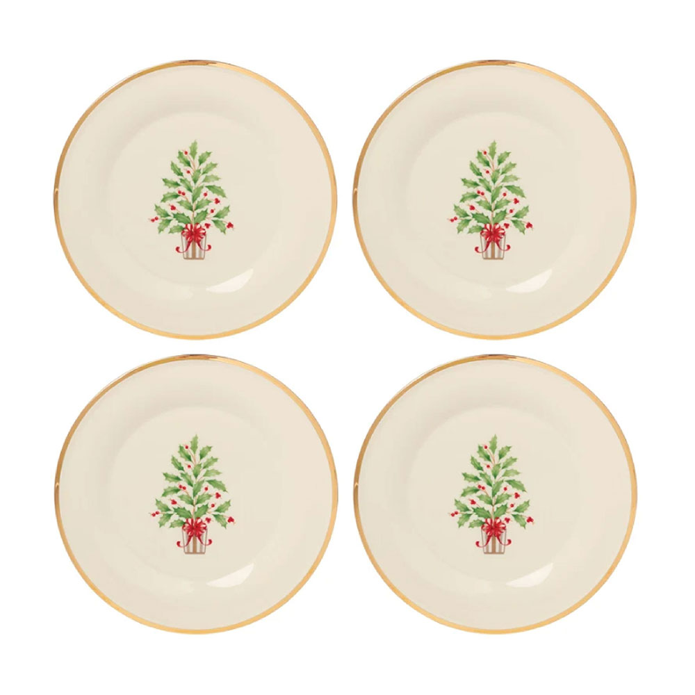 Holiday Tree Accent s/4