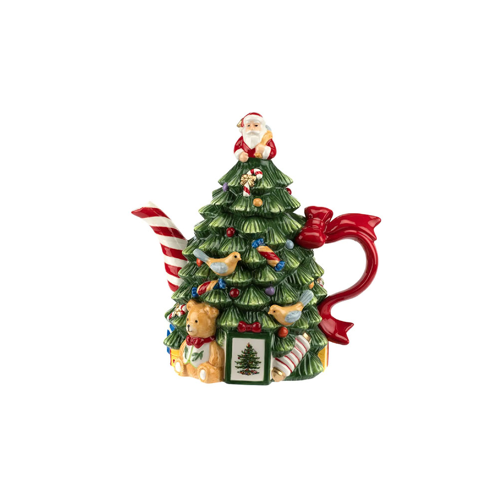 Christmas Tree Teapot 7.75"