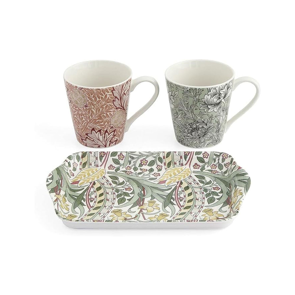Morris & Co Mug & Tray Daff/Ch - Imagen 2