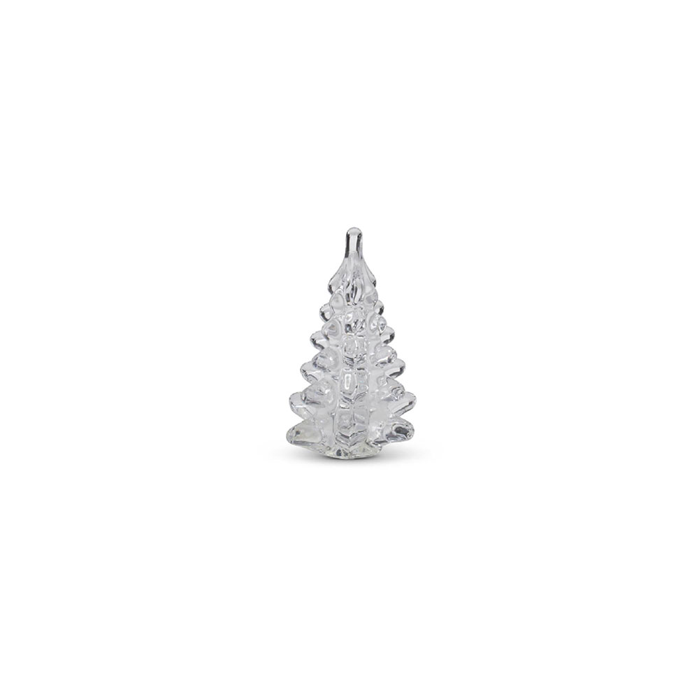 Mini Clear Glass Tree 4.25 Inc