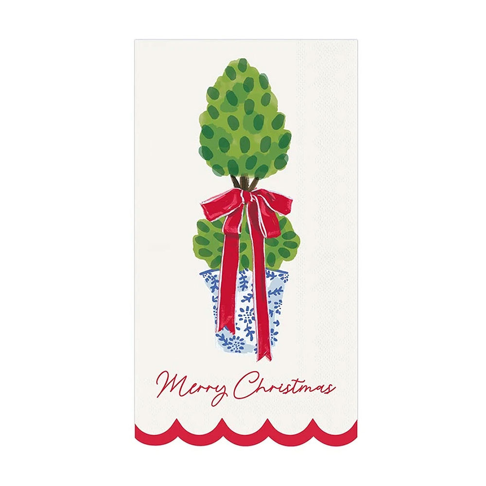 Guest Napkin Christmas Topiary