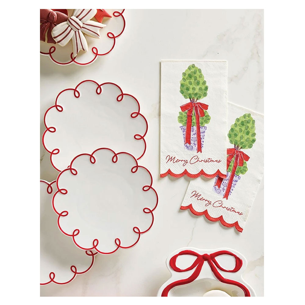 Guest Napkin Christmas Topiary - Imagen 2