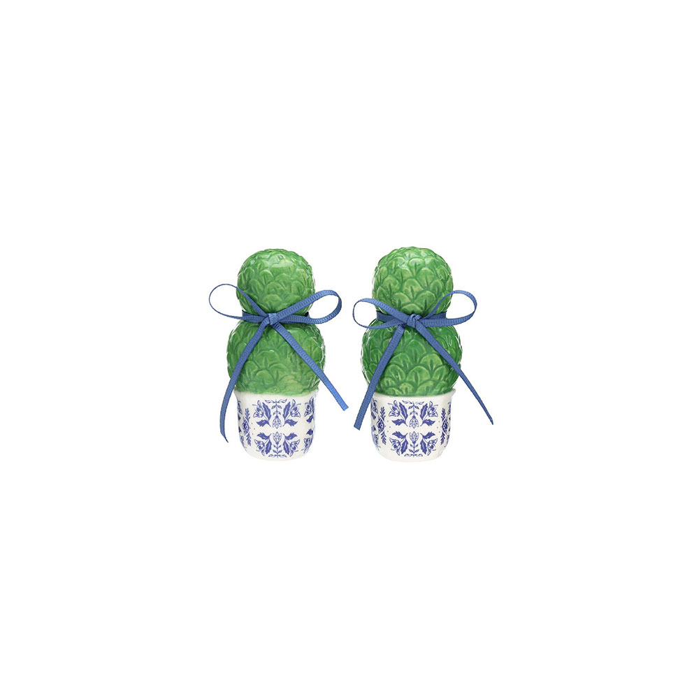 Ceramic Topiary Shakers - S/2