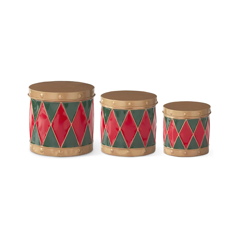 Harlequin Metal Drum Container
