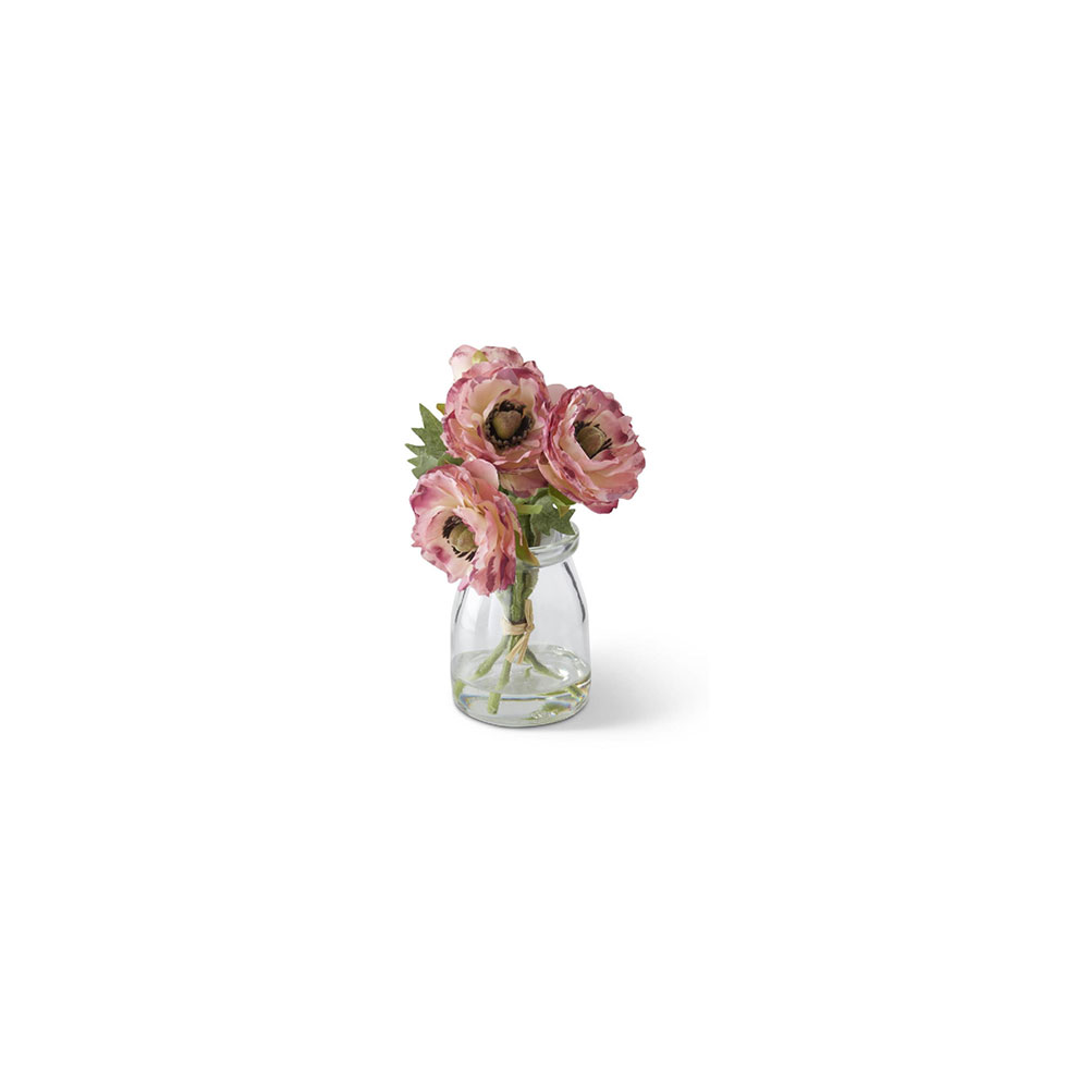Pink Ranunculus Premade in Gla