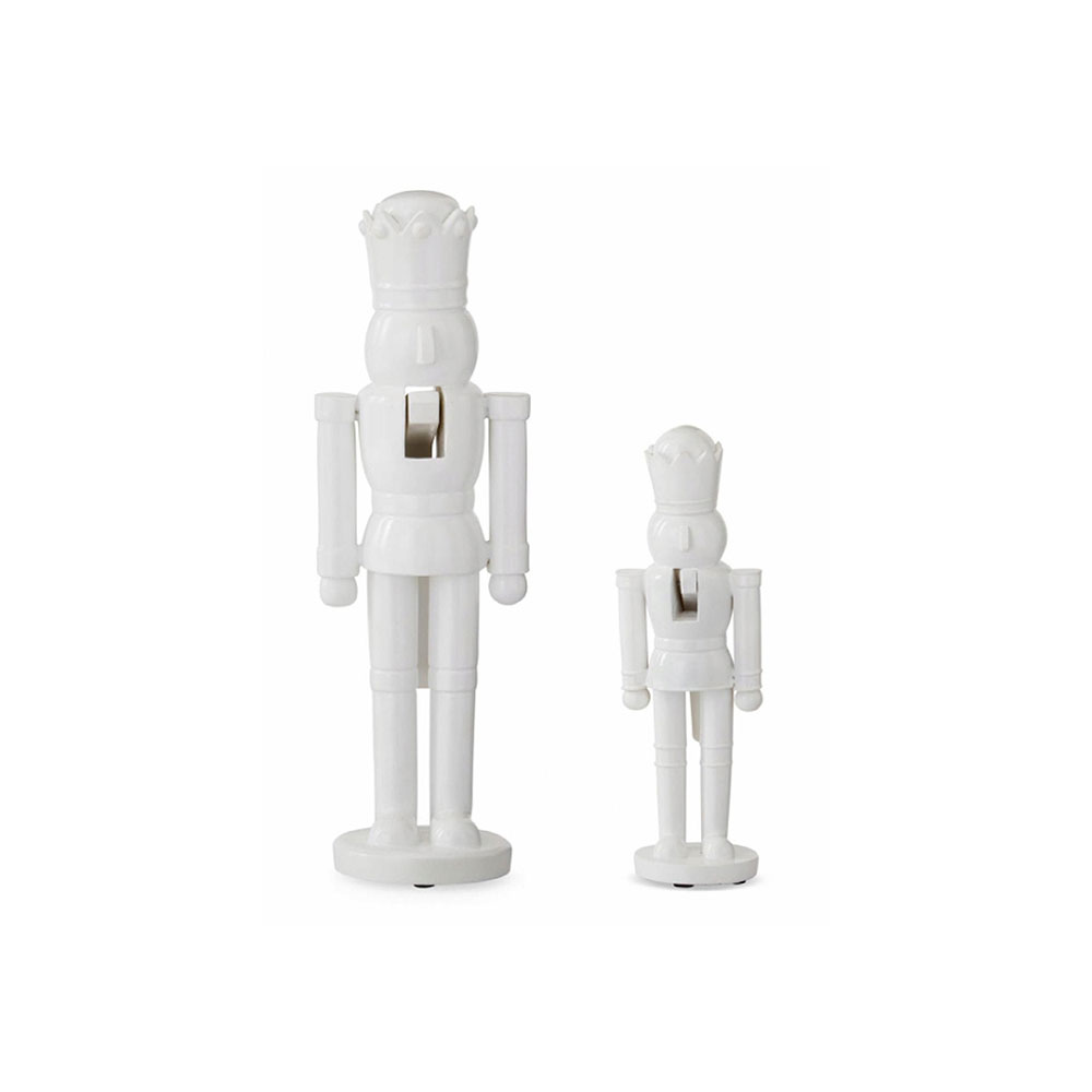 White Resin Nutcracker Soldier