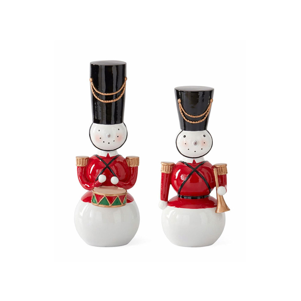 Snowman Nutcracker Soldiers