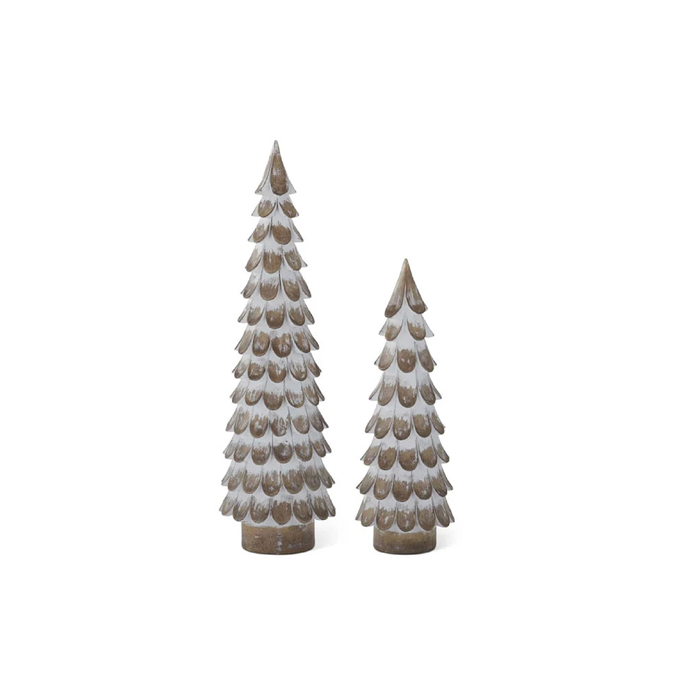Faux Woodgrain White Christm