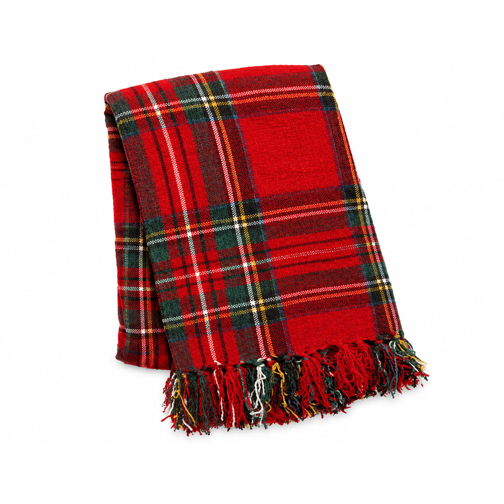 Manta Tartan Rojo