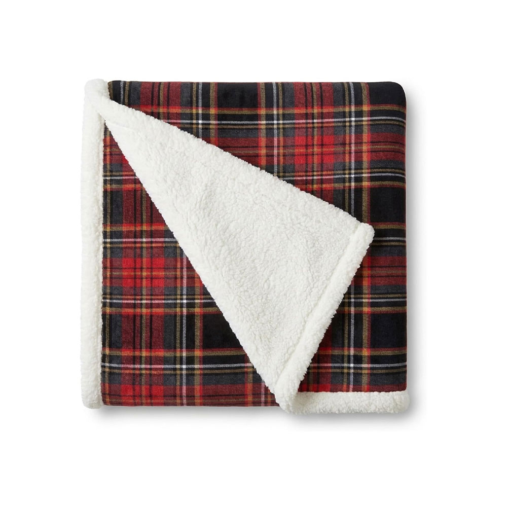 Sherpa Reverse Throw Tartan